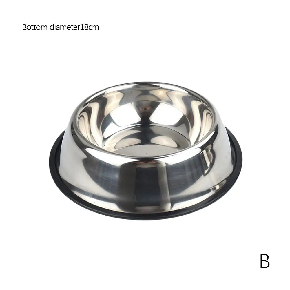 Steel Pet Dog Bowl Food Storage Container Dog Food Bowl Water Bottle Pet Bowl Feeder Dish for Small Large Dogs Cats