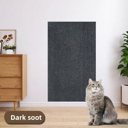11.85In×39.3In Cat Scratch Protector for Home Furniture - Easy Installation Anti-Scratch Sticky Pad, Protects Leather Couch Arms & Corners, Iridescent Stained Glass Decorative Sticker Window Film, Sofa Arms,Sohochic