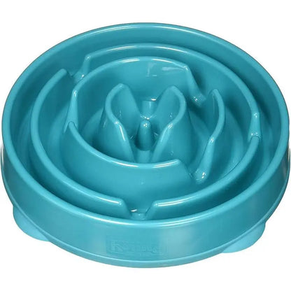 Outward Hound Fun Feeder Slo Bowl, Large Slow Feeder Dog Bowl Size Puzzle