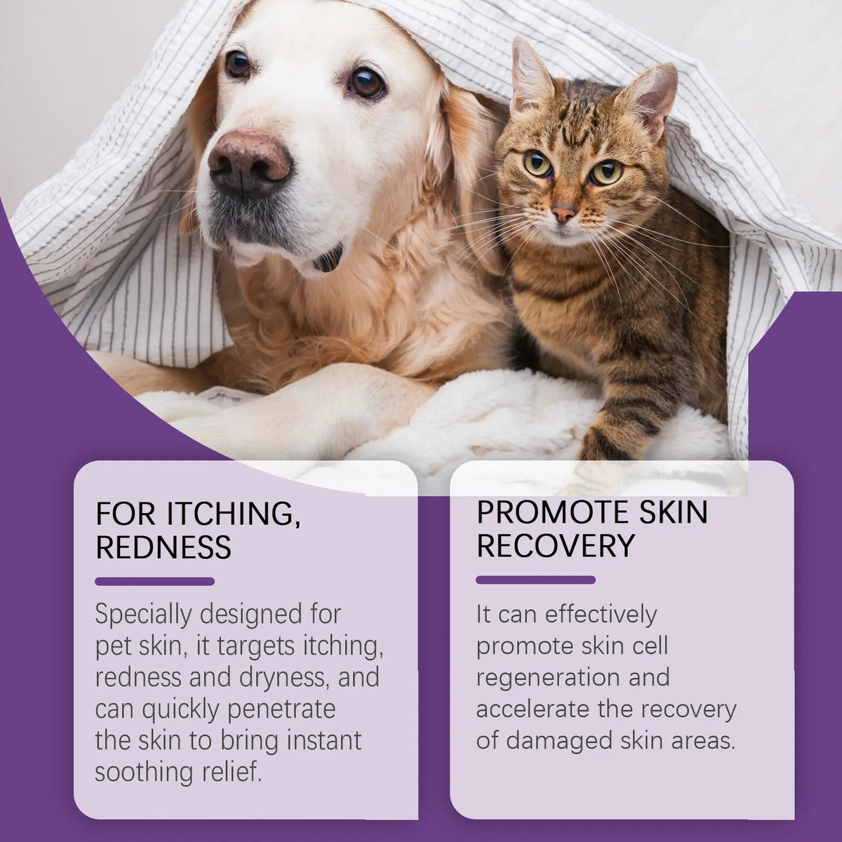 Pet Skin Ointment - Glycerin Base, Carbomer-Infused Dog & Cat Healthcare Cream for Deep Hydration, Itch Relief, Repair, Irritated Dry Areas, All Breeds, Easy to Use