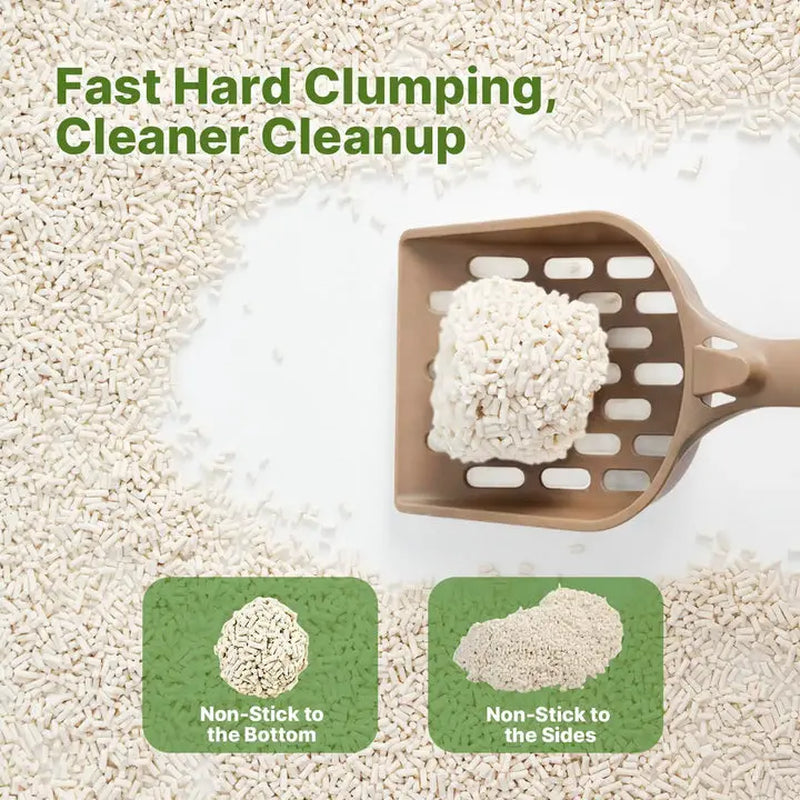 Neakasa Cassava & Tofu Blend Cat Litter | Fast Clumping, 99.9% Dust-Free, Natural Odor Control
