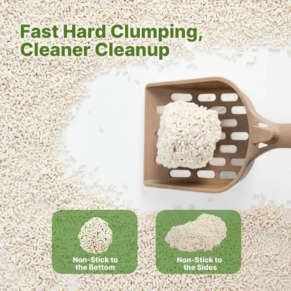 Neakasa Cassava & Tofu Blend Cat Litter | Fast Clumping, 99.9% Dust-Free, Natural Odor Control