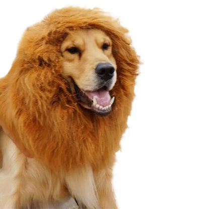 TESSVEYA Durable Hand-Sewn Pet Dog Wig - Elastic Design, Washable, Ideal for Halloween and Parties - Suitable for Small to Large Dogs - Perfect Pet Gift