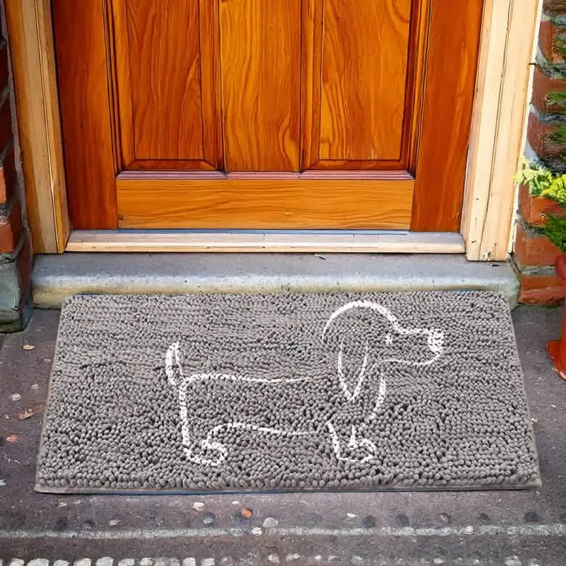 Embroidered Muddy Mat® - Hot Dog Design