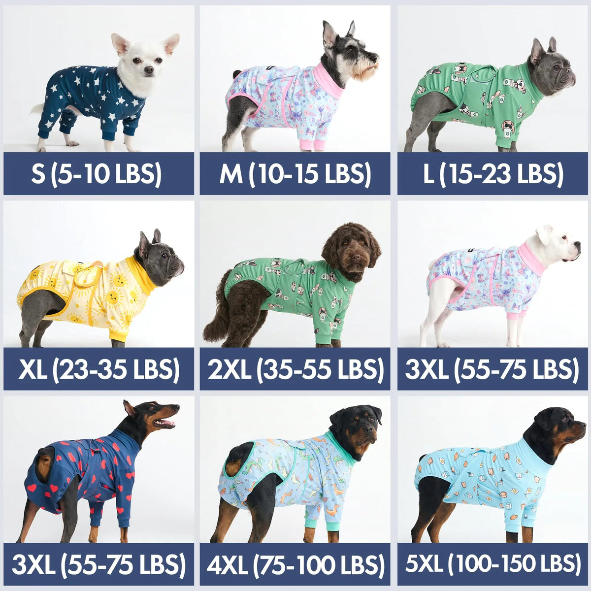 Spark Paws Dog Surgery Recovery Suit - Post-Surgery Recovery Onesie for Dogs, Anti-Lick Abdominal Wound Protector, Soft Cone Alternative for Spay and Neuter Recovery - Donuts - Size S