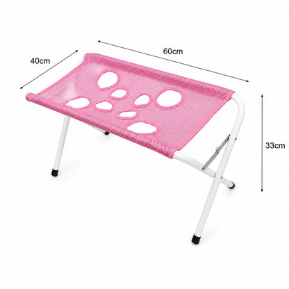 Pet Grooming Hammock for Cats and Dogs, Secure Stand Included, Ideal for Bathing, Shaving, Nail Trimming, Prevents Scratching and Biting
