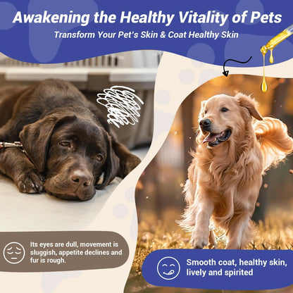 Profluffybio Nature Ear Drops for Dogs - 60Ml Gentle Care Yeast Infection Treatment, Puppy Safe, Reduces Itch, Soothes Skin & Ears, Supports Health, Allergy Relief