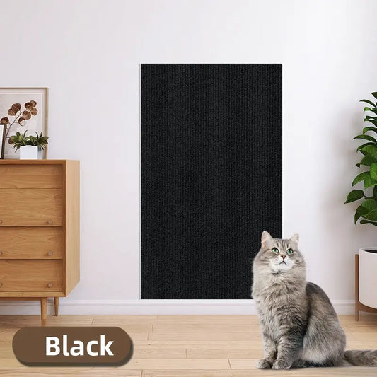 11.85In×39.3In Cat Scratch Protector for Home Furniture - Easy Installation Anti-Scratch Sticky Pad, Protects Leather Couch Arms & Corners, Iridescent Stained Glass Decorative Sticker Window Film, Sofa Arms,Sohochic