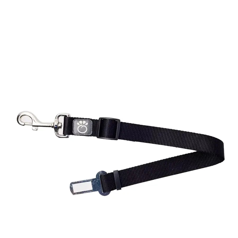 Pet Seat Belt Tether (Black) for Standard Automobile Buckles