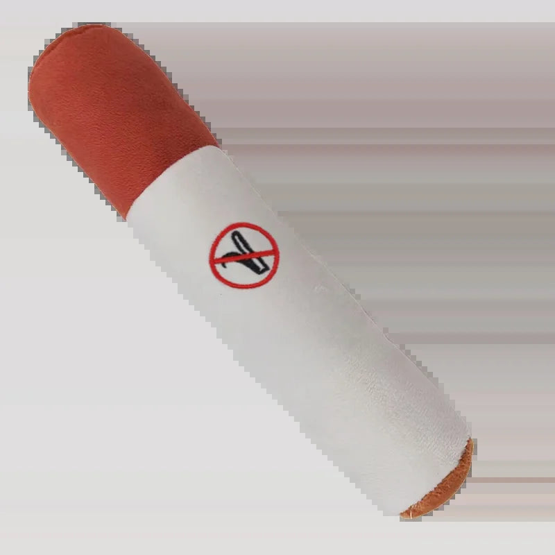 Hot Selling White Cigarette Pet Plush Sound Toy, Bite Resistant Toy, Interactive Dog Toy Dogs Cigar