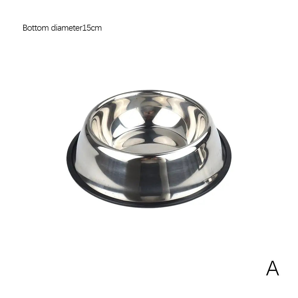 Steel Pet Dog Bowl Food Storage Container Dog Food Bowl Water Bottle Pet Bowl Feeder Dish for Small Large Dogs Cats