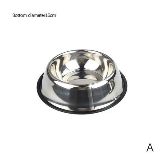 Steel Pet Dog Bowl Food Storage Container Dog Food Bowl Water Bottle Pet Bowl Feeder Dish for Small Large Dogs Cats