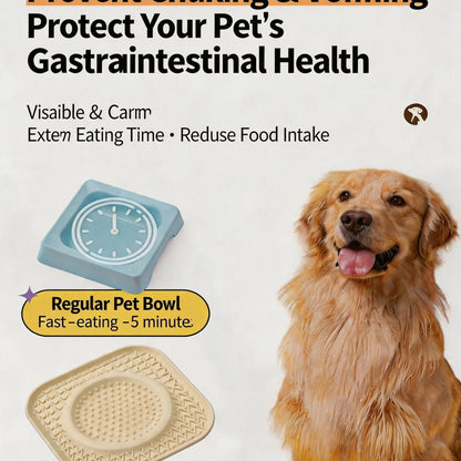 Food Grade Pet Slow Feeder Mat Silicone Non-Slip Pet Meal Pad Multi-Functional Slow Feeder Mat Pet Bowl Puppy