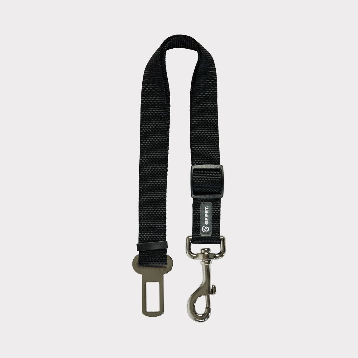 Pet Seat Belt Tether (Black) for Standard Automobile Buckles