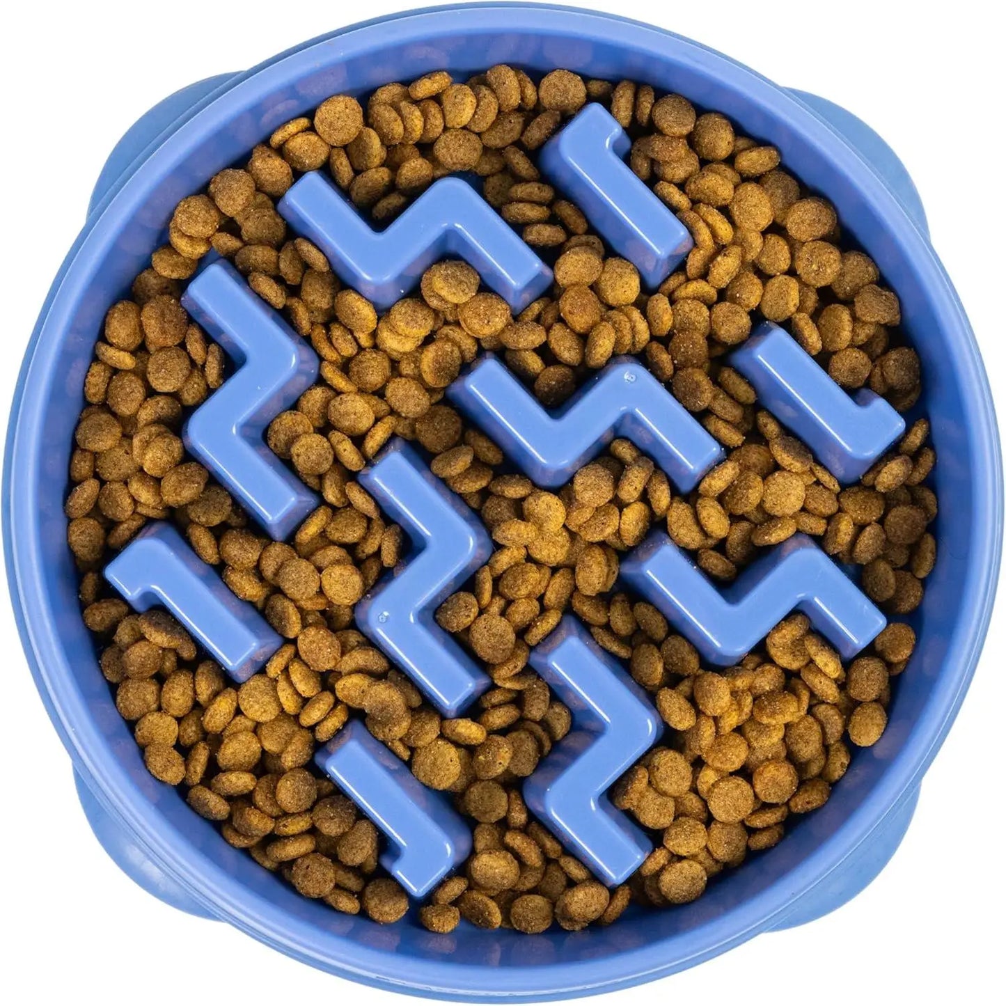 Outward Hound Fun Feeder Slo Bowl, Large Slow Feeder Dog Bowl Size Puzzle