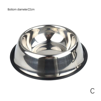 Steel Pet Dog Bowl Food Storage Container Dog Food Bowl Water Bottle Pet Bowl Feeder Dish for Small Large Dogs Cats