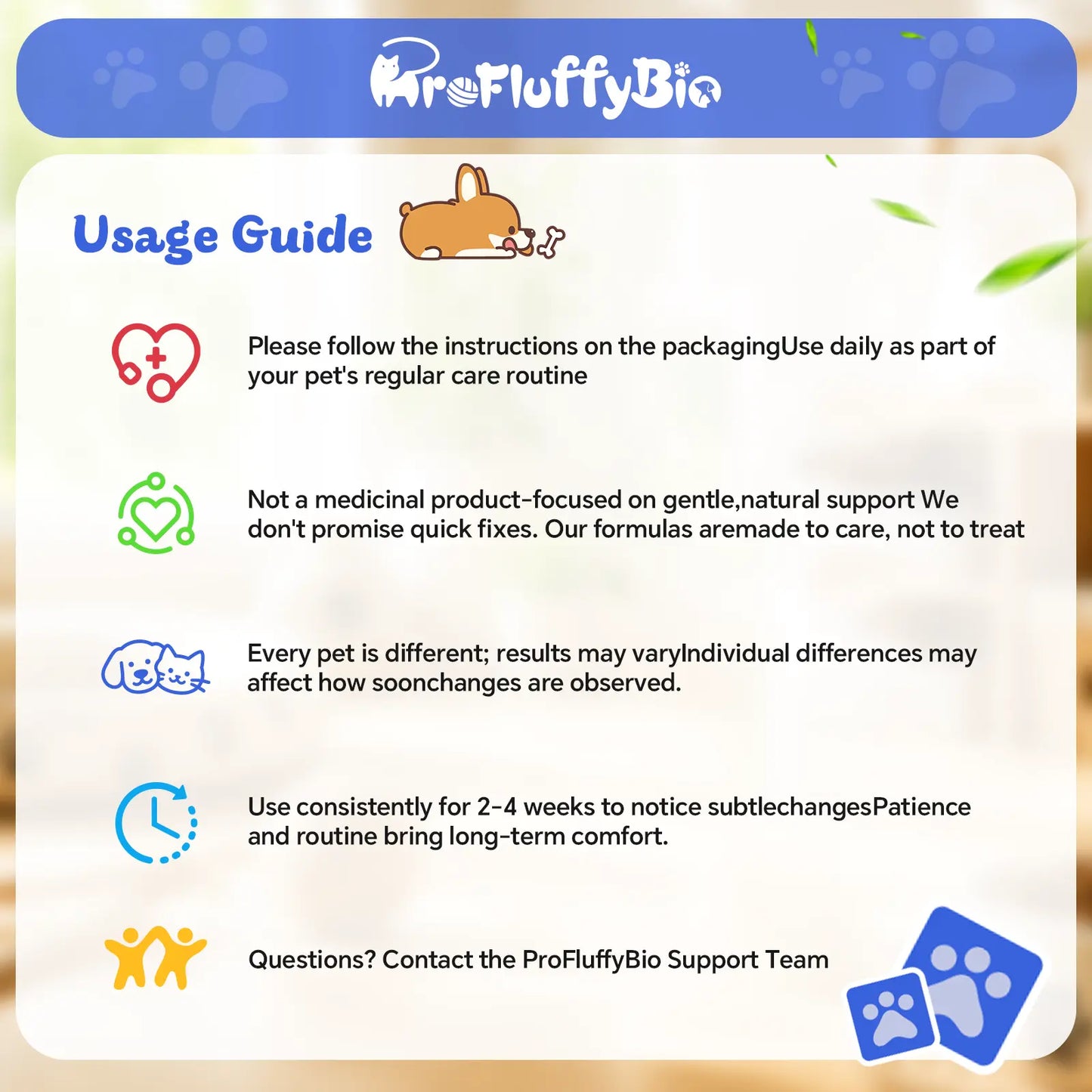 Profluffybio Nature Ear Drops for Dogs - 60Ml Gentle Care Yeast Infection Treatment, Puppy Safe, Reduces Itch, Soothes Skin & Ears, Supports Health, Allergy Relief