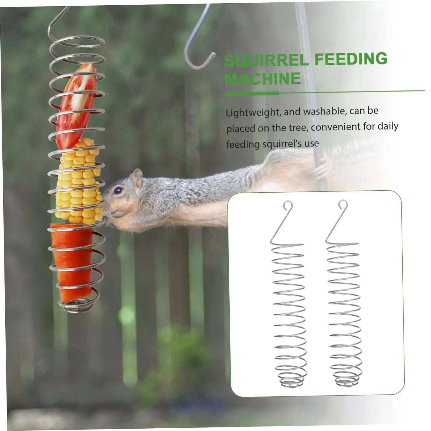 2Pcs Stainless Steel Hanging Foraging Baskets, Bird Feeding Tools with Mental Enrichment, Chew Stimulation for Large-Medium Parrots