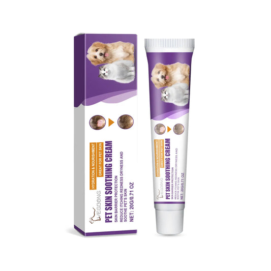 Pet Skin Ointment - Glycerin Base, Carbomer-Infused Dog & Cat Healthcare Cream for Deep Hydration, Itch Relief, Repair, Irritated Dry Areas, All Breeds, Easy to Use