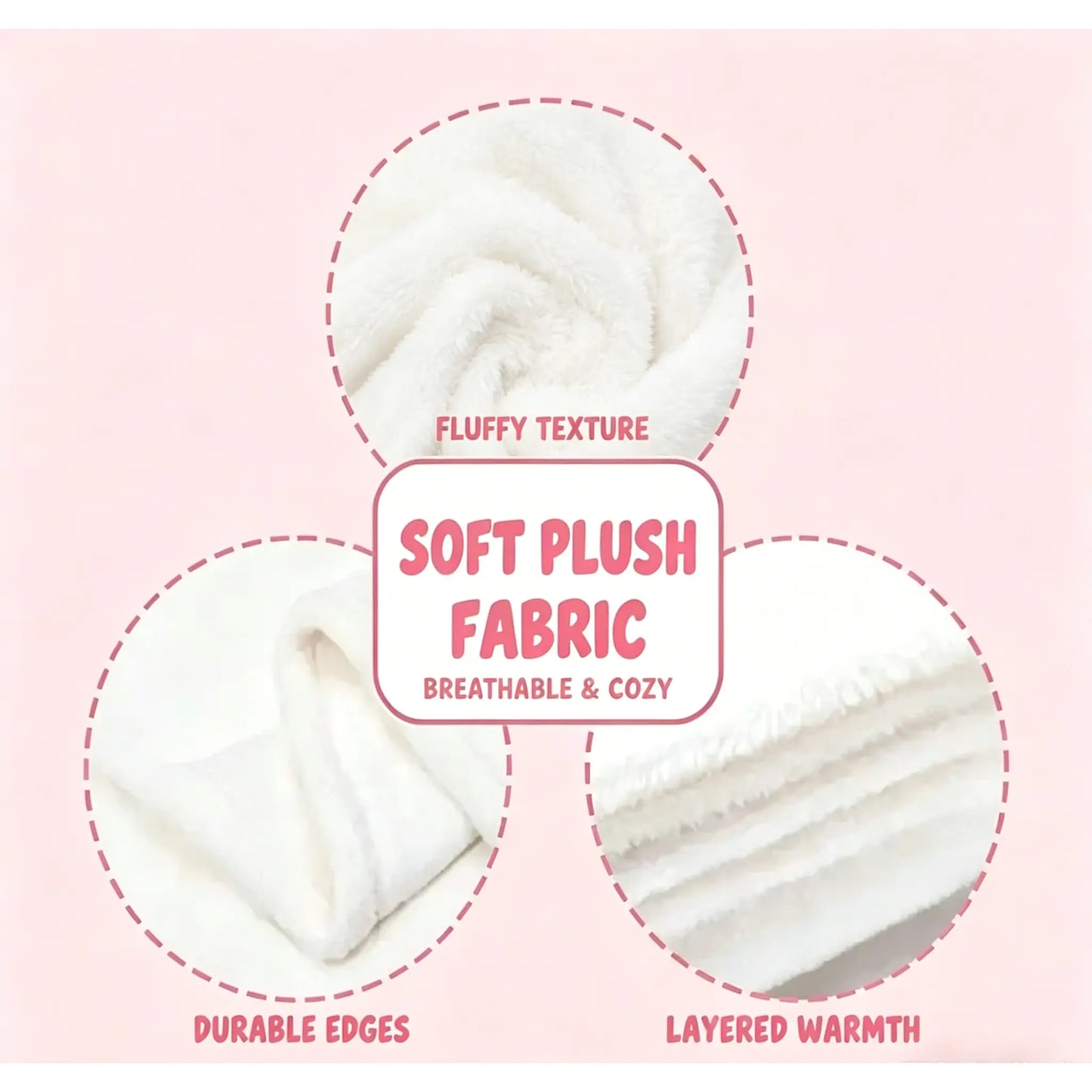 1Pc Fluffy Dog Blanket - Cute Animal Blanket with Adorable Puppy Faces, Soft Flannel Fabric 1-Piece Throw, Lightweight All-Seasons Warm Cover, Machine Washable for Small Dogs, Sofa & Bed Use
