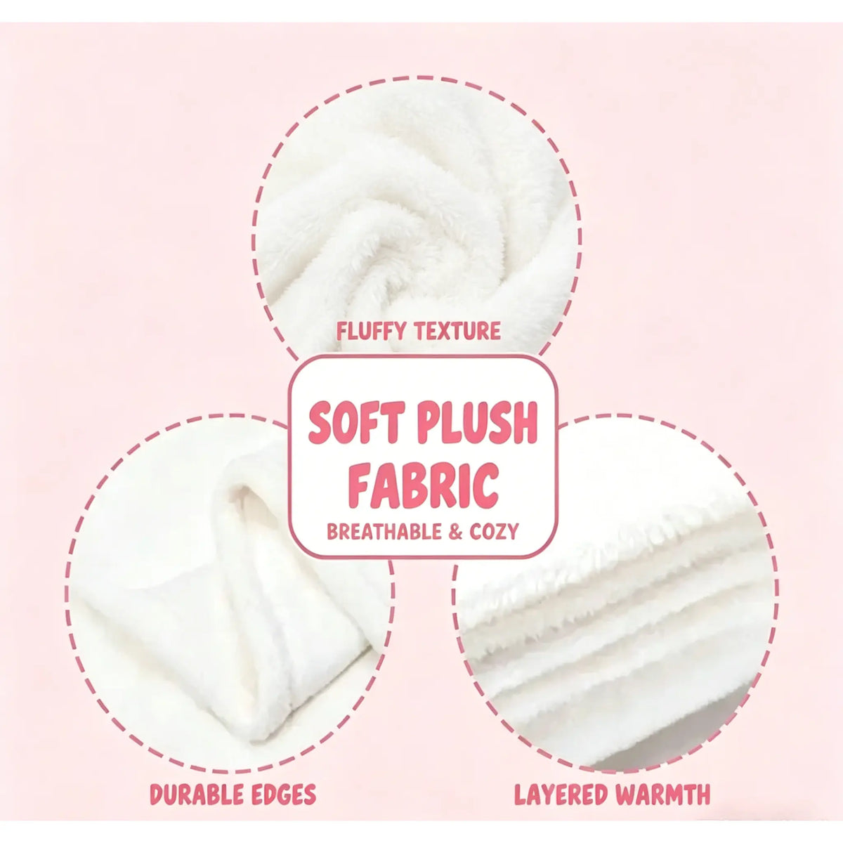 1Pc Fluffy Dog Blanket - Cute Animal Blanket with Adorable Puppy Faces, Soft Flannel Fabric 1-Piece Throw, Lightweight All-Seasons Warm Cover, Machine Washable for Small Dogs, Sofa & Bed Use