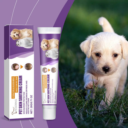 Pet Skin Ointment - Glycerin Base, Carbomer-Infused Dog & Cat Healthcare Cream for Deep Hydration, Itch Relief, Repair, Irritated Dry Areas, All Breeds, Easy to Use