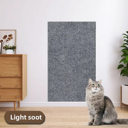 11.85In×39.3In Cat Scratch Protector for Home Furniture - Easy Installation Anti-Scratch Sticky Pad, Protects Leather Couch Arms & Corners, Iridescent Stained Glass Decorative Sticker Window Film, Sofa Arms,Sohochic