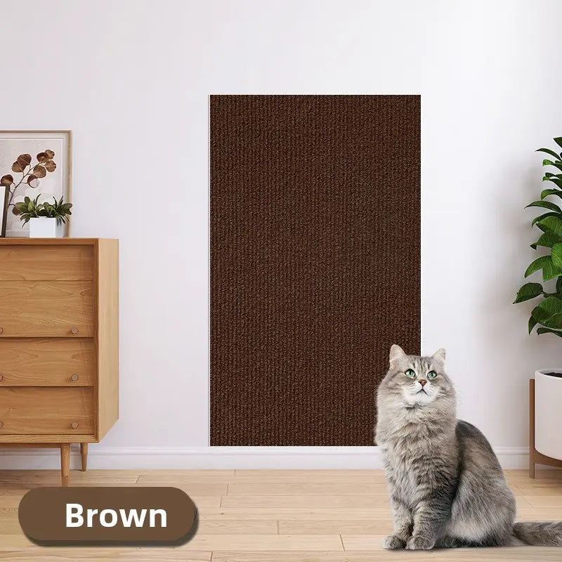 11.85In×39.3In Cat Scratch Protector for Home Furniture - Easy Installation Anti-Scratch Sticky Pad, Protects Leather Couch Arms & Corners, Iridescent Stained Glass Decorative Sticker Window Film, Sofa Arms,Sohochic
