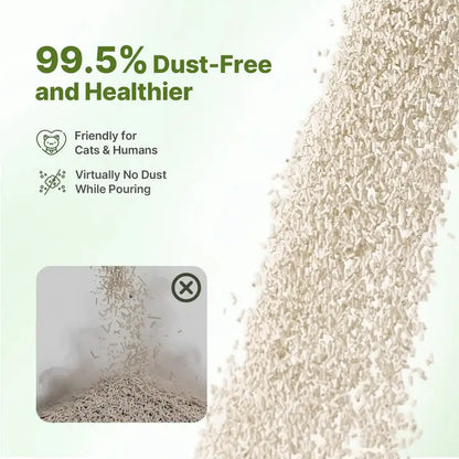 Neakasa Cassava & Tofu Blend Cat Litter | Fast Clumping, 99.9% Dust-Free, Natural Odor Control