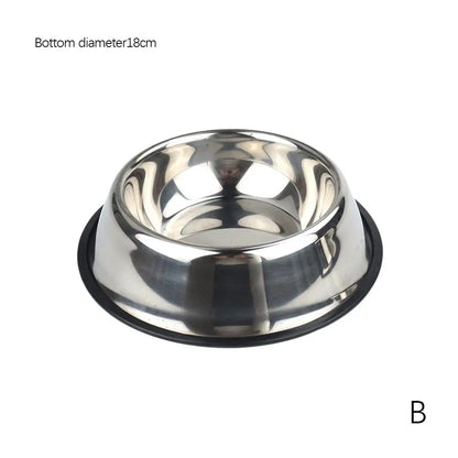 Steel Pet Dog Bowl Food Storage Container Dog Food Bowl Water Bottle Pet Bowl Feeder Dish for Small Large Dogs Cats