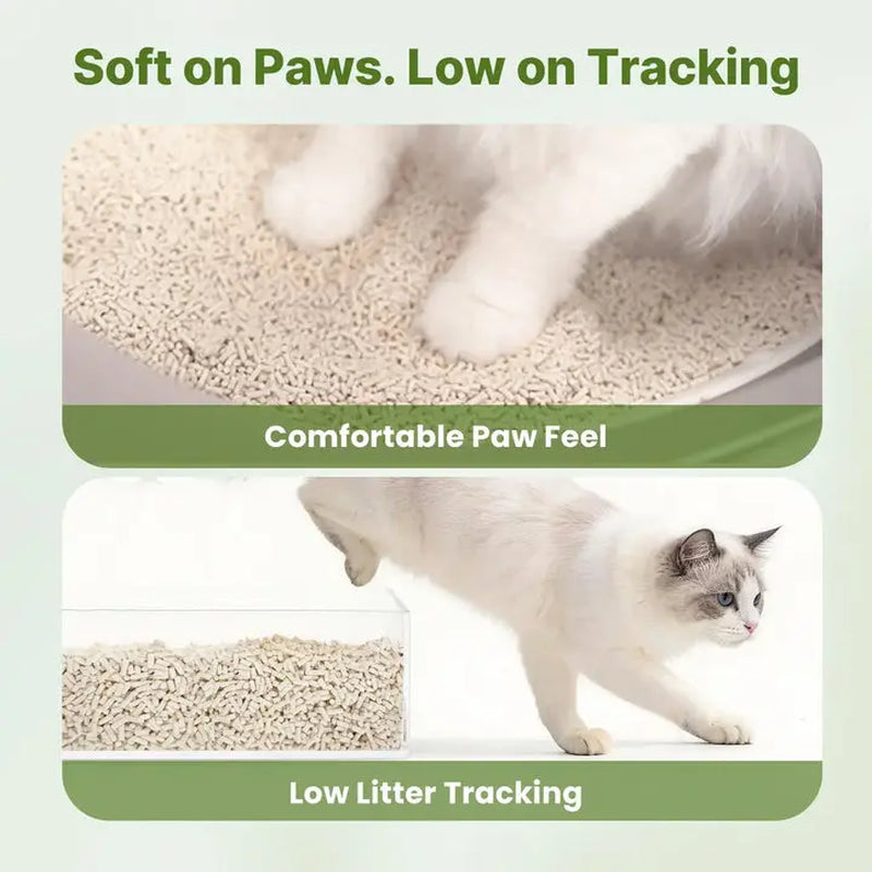 Neakasa Cassava & Tofu Blend Cat Litter | Fast Clumping, 99.9% Dust-Free, Natural Odor Control