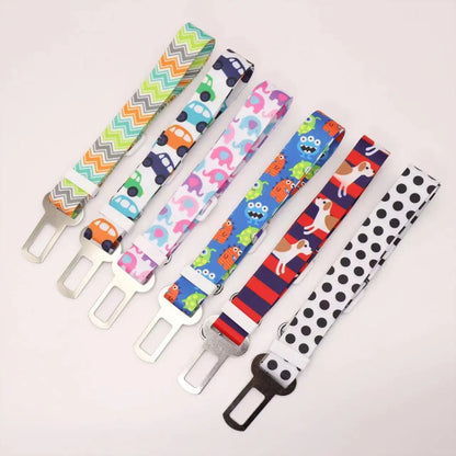 2025 New Adjustable Dog Seat Belt - 3 Piece Set, Universal Fit Pet Safety Car Harness for Small Dogs